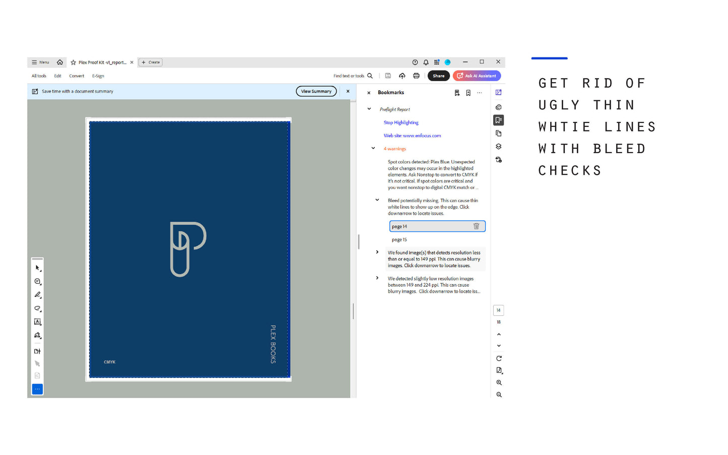Plentitude Press Check Kit - Up to 8.5x11